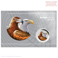 2026 Perth Mint 1oz Silver Coloured Coin in Card - Australian Wedge-Tailed Eagle