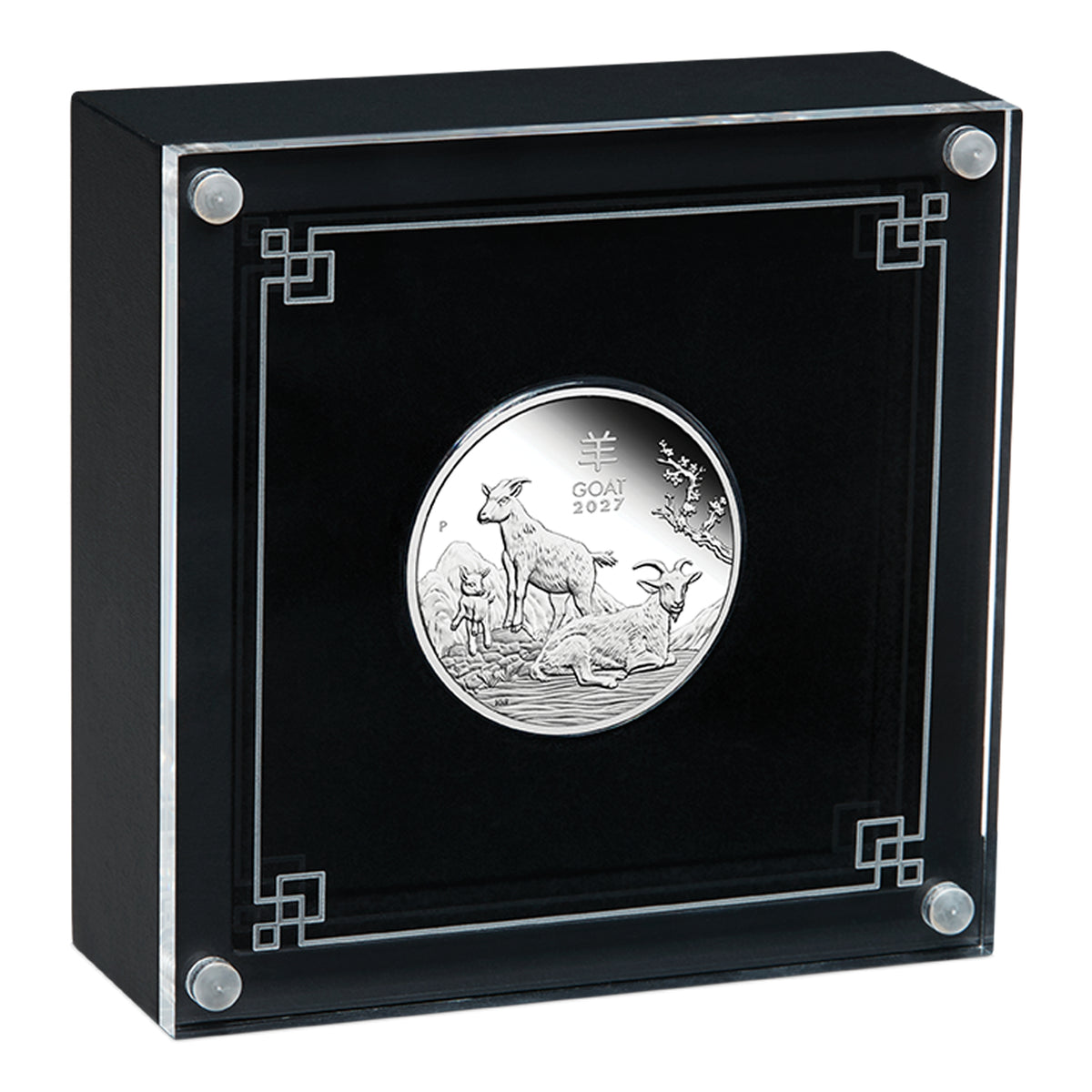 Perth Mint 2027 Year of the Goat 1/2oz Silver Proof Coin AUSTRALIAN LUNAR SERIES III
