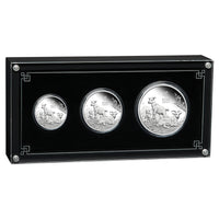 Perth Mint 2027 Year of the Goat Silver Proof Three-Coin Set AUSTRALIAN LUNAR SERIES III