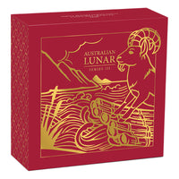 Perth Mint 2027 Year of the Goat 1/10oz Gold Proof Coin AUSTRALIAN LUNAR SERIES III