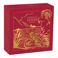 Perth Mint 2027 Year of the Goat 1/4oz Gold Proof Coin AUSTRALIAN LUNAR SERIES III