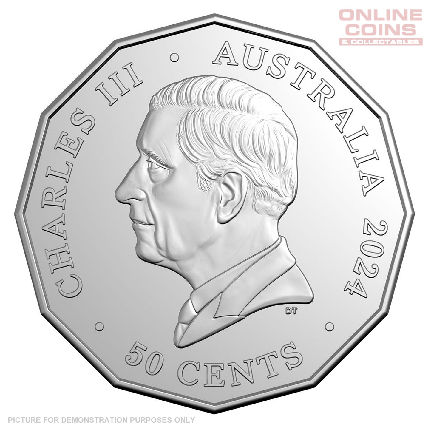 2024 RAM LOOSE 50c Coin - Uncoloured - Circulated - 50 Years of NAIDOC Committee