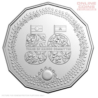 2024 RAM LOOSE 50c Coin - Uncoloured - Circulated - 50 Years of NAIDOC Committee
