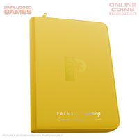 Palms Off Gaming Collector's Series Top Loader Zip Binder - 9 Pocket - YELLOW
