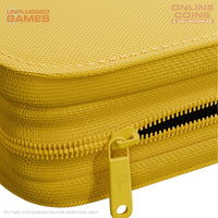 Palms Off Gaming Collector's Series Top Loader Zip Binder - 9 Pocket - YELLOW