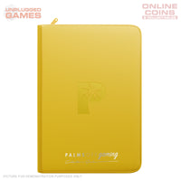 Palms Off Gaming Collector's Series Top Loader Zip Binder - 9 Pocket - YELLOW
