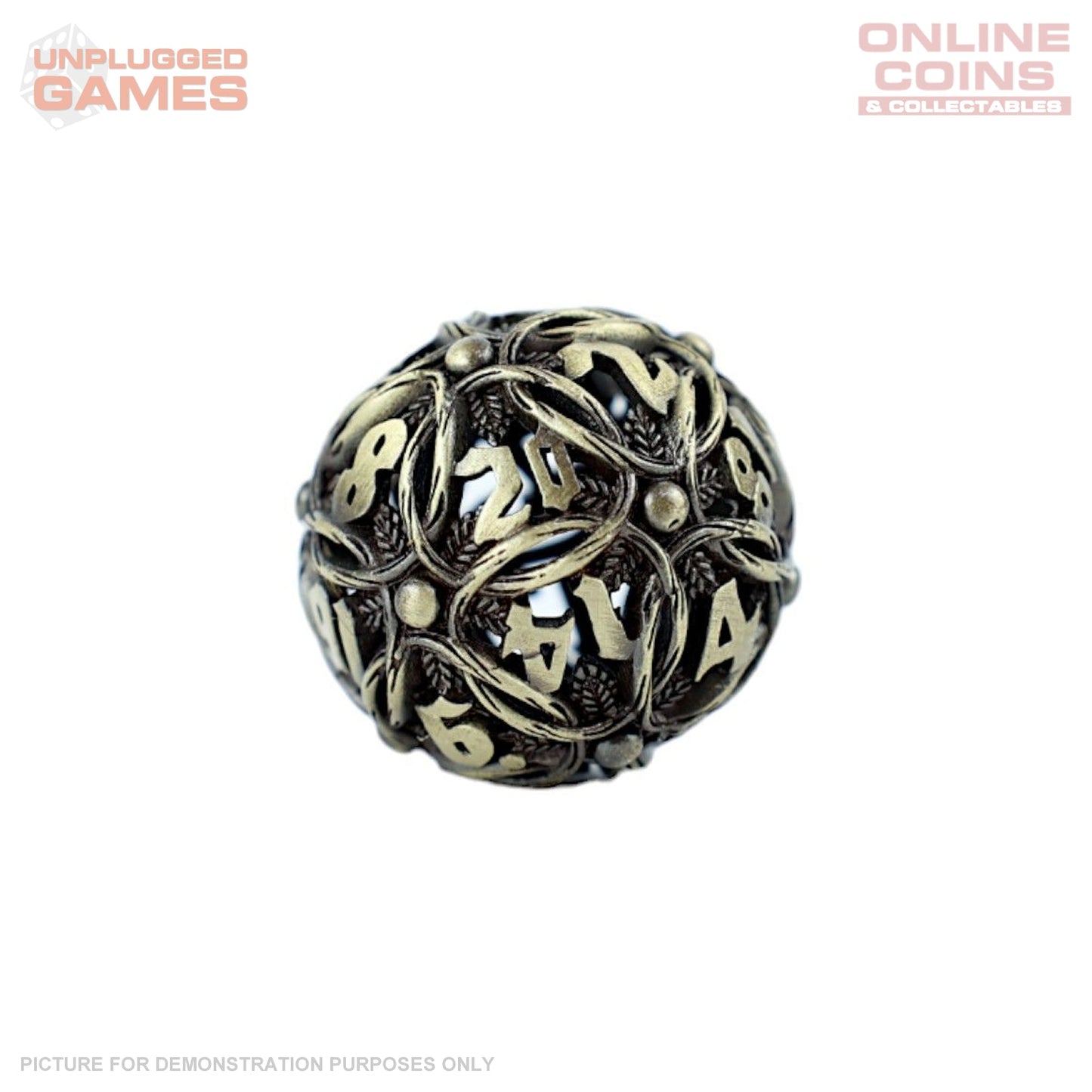 LPG Dice RPG Set Hollow Vines - Tarnished Gold