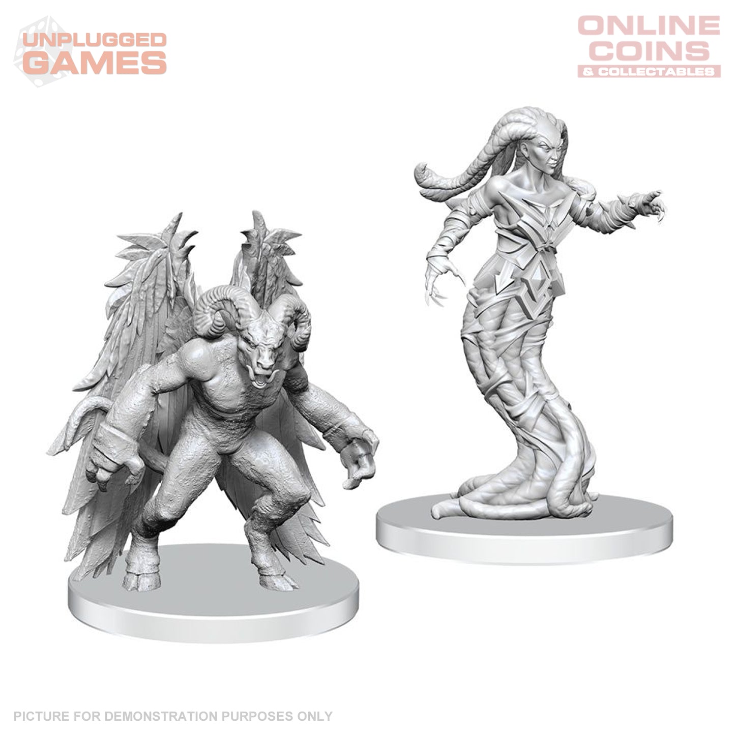 Pathfinder Battles Deep Cuts - Gylou (Handmaiden Devil) & Ferrugon (Rust Devil)