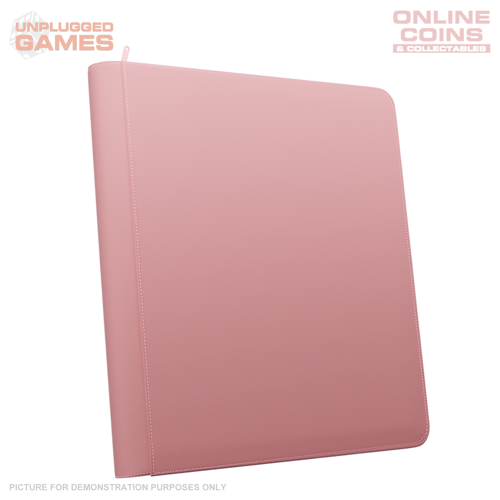 Palms Off Gaming Stealth 12 Pocket Zip Binder - PINK