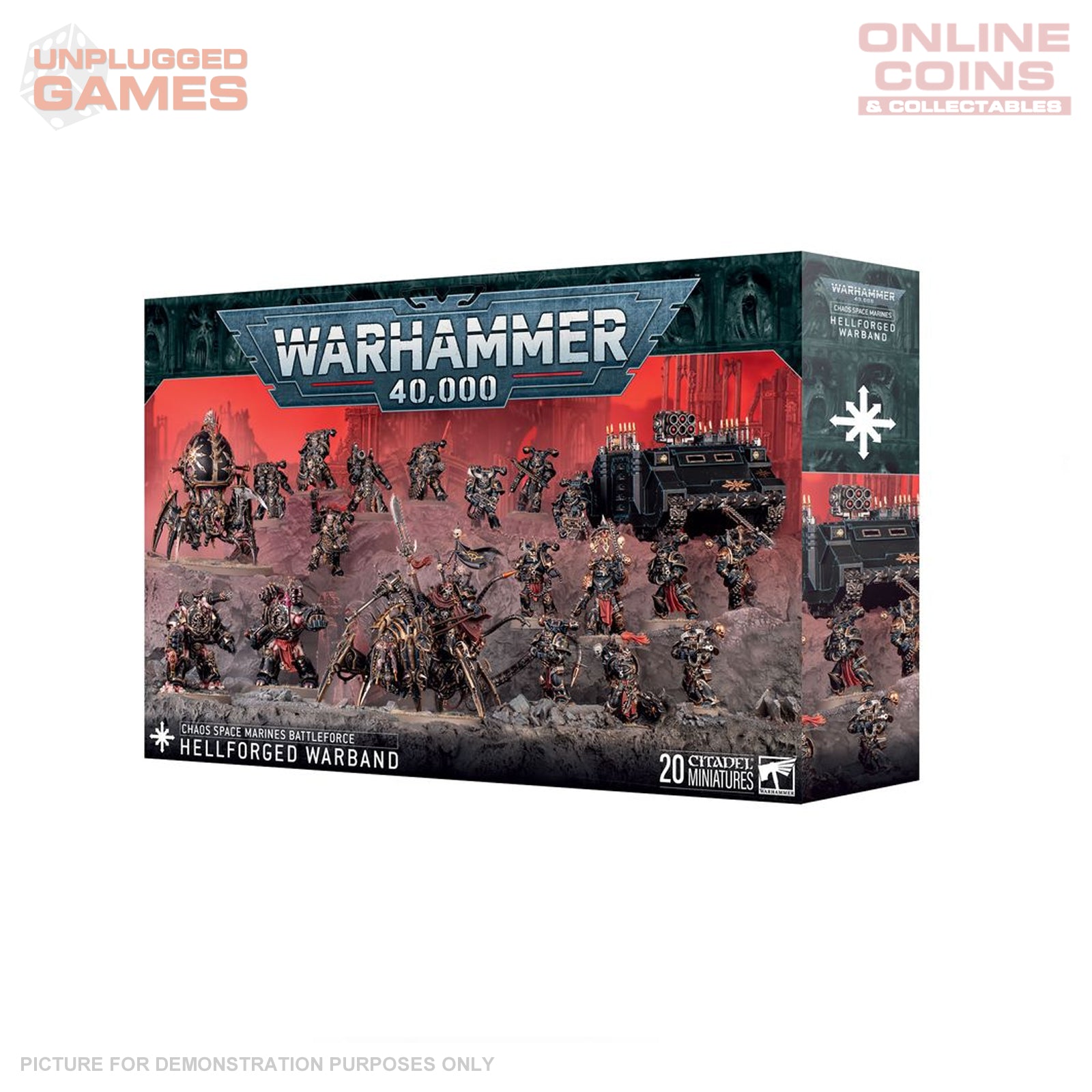 Warhammer 40,000 - Chaos Space Marines Battleforce: Hellforged Warband