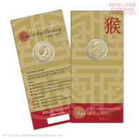 2016 $1 Uncirculated Carded Coin - Year of the Monkey