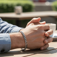 Cudworth Stainless Steel Classic Curb-Link Chain Bracelet