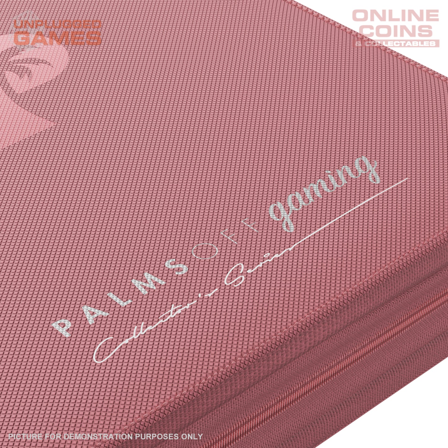 Palms Off Gaming Collector's Series Top Loader Zip Binder - 4 Pocket - PINK