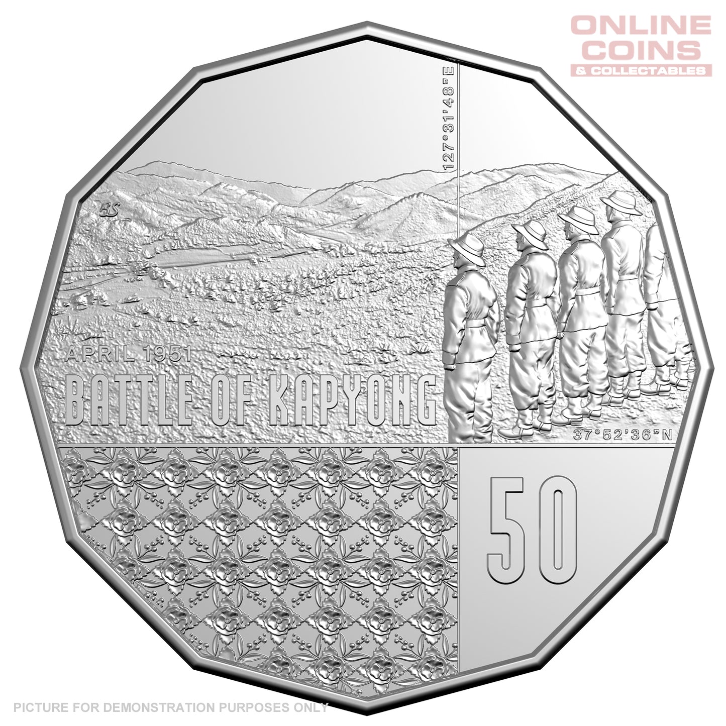 2026 RAM 50c Uncirculated Coin - 75th Anniversary Battle of Kapyong