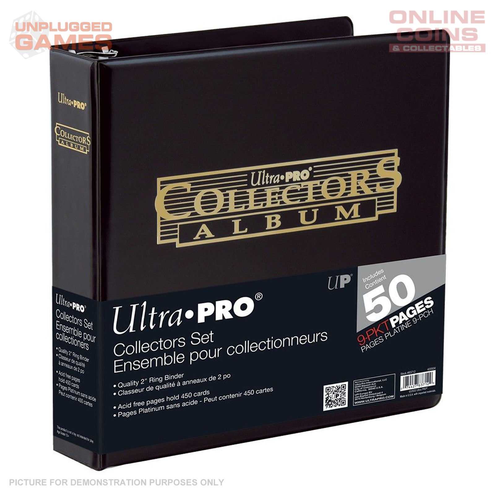 Ultra Pro 2" Collectors Set with Platinum Pages
