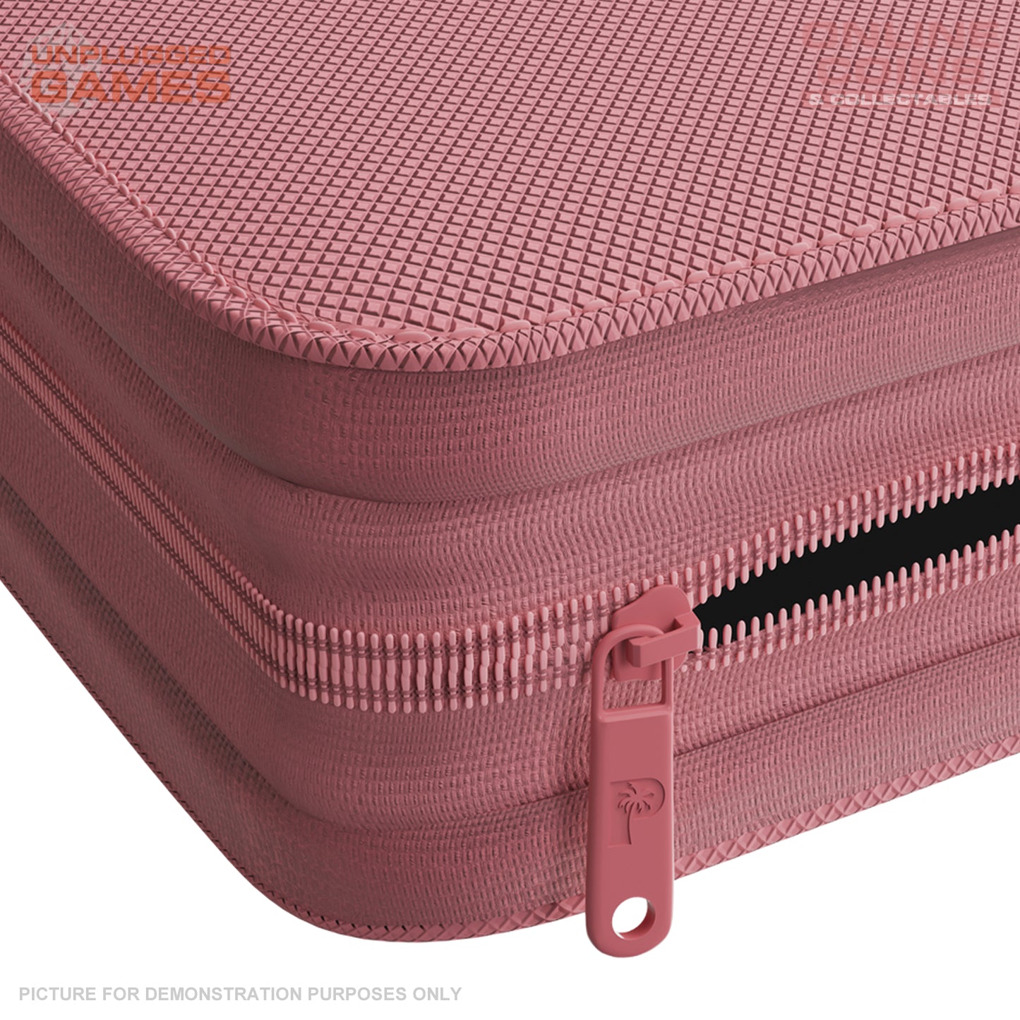 Palms Off Gaming Collector's Series Top Loader Zip Binder - 4 Pocket - PINK