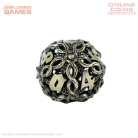 LPG Dice RPG Set Hollow Vines - Tarnished Gold