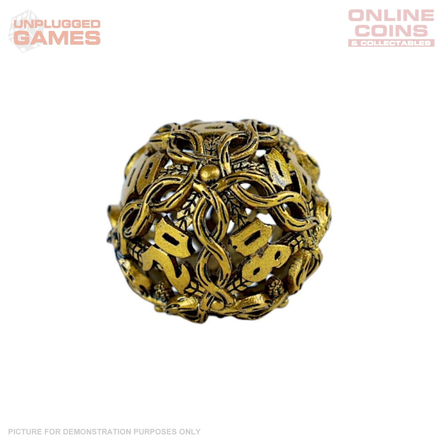 LPG Dice RPG Set Hollow Vines - Ancient Bronze