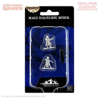 Pathfinder Deep Cuts Unpainted Miniatures - Male Halfling Monk