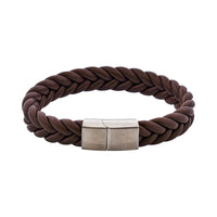 Cudworth Classic Umber Leather Bracelet