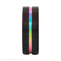 Cudworth Brushed Black Ion Plated Tungsten Ring – Nebula Line