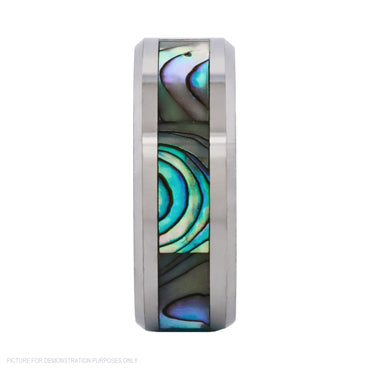 Cudworth Polished Rhodium Tungsten Ring – Ocean Crest