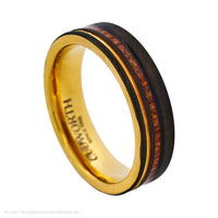 Cudworth Tungsten Emberwood Classic Ring