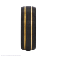 Cudworth Brushed Black and Gold Ion Plated Tungsten Ring – Dual Sovereign
