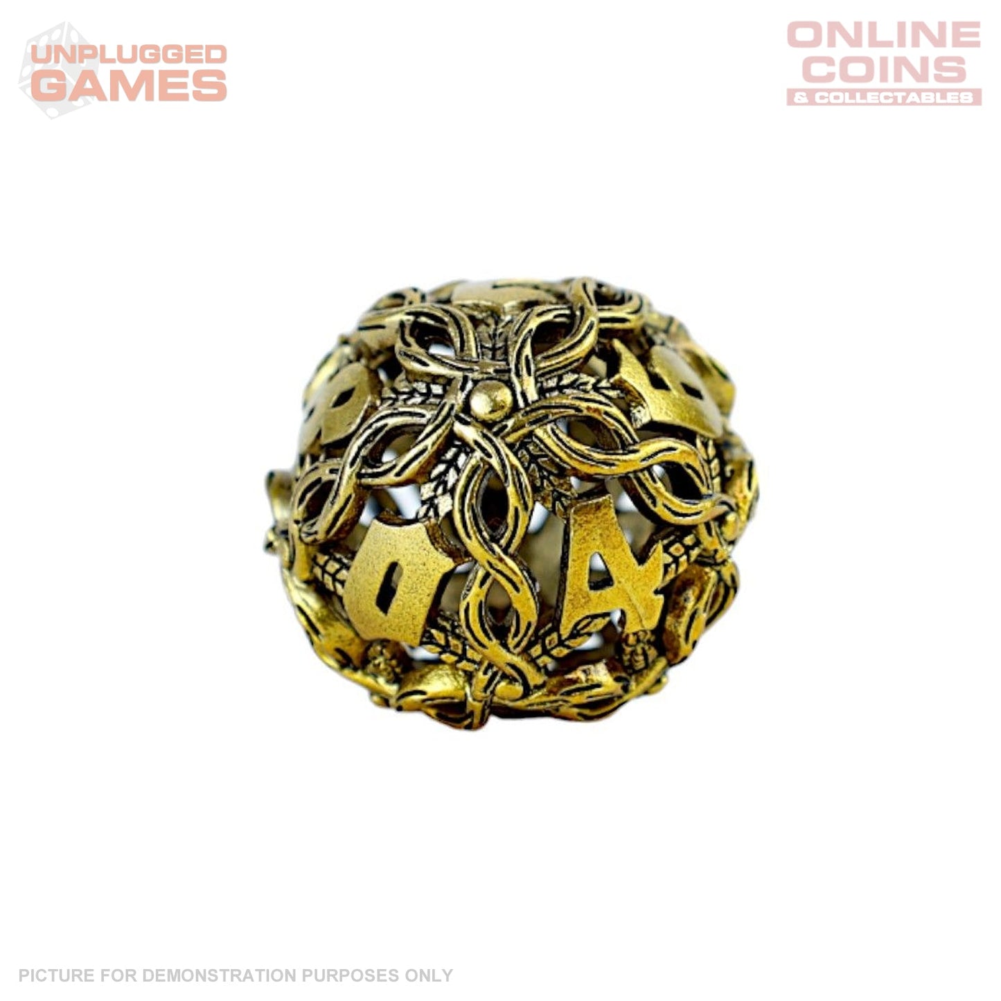 LPG Dice RPG Set Hollow Vines - Ancient Bronze
