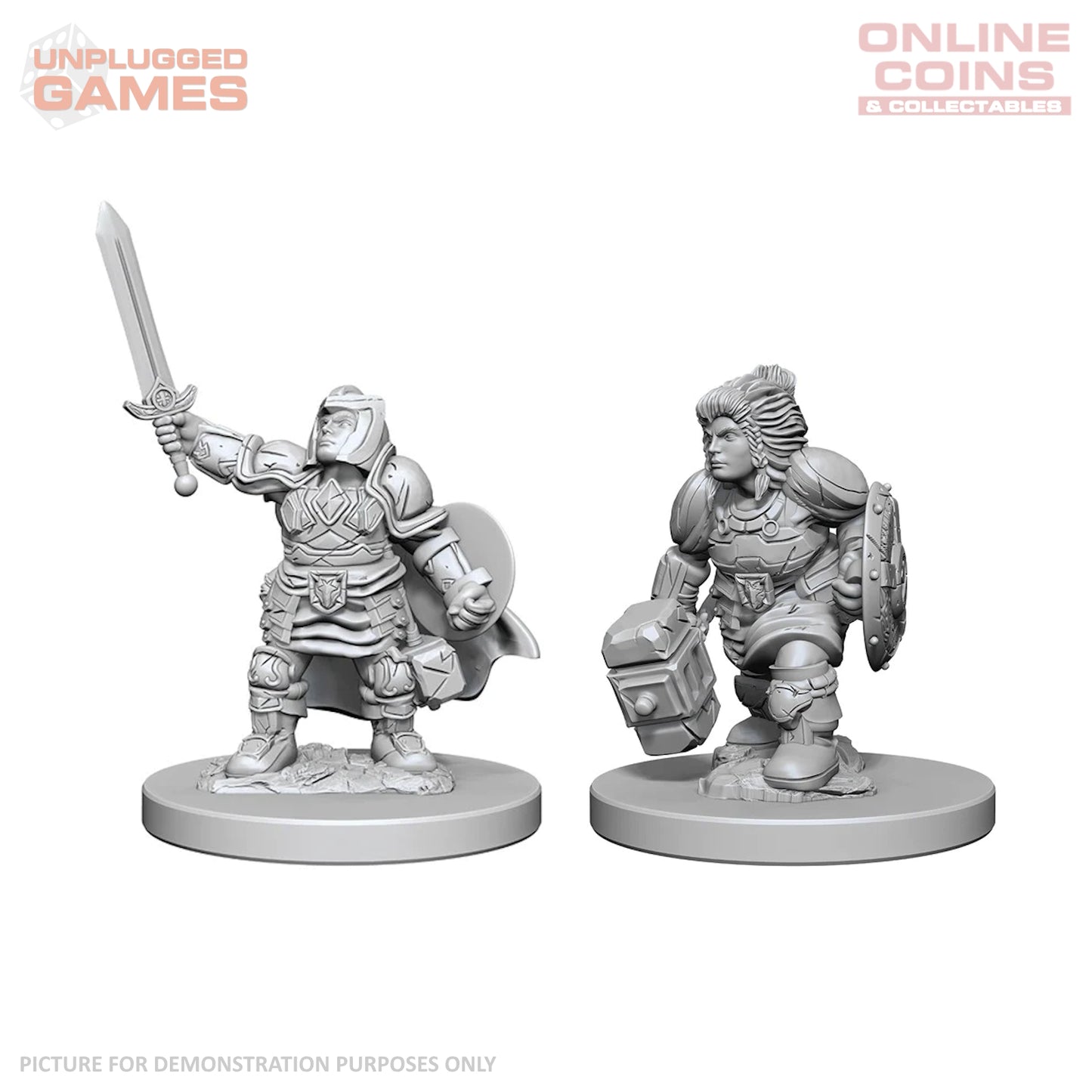 Dungeons & Dragons Nolzurs Marvelous Unpainted Miniatures - Dwarf Paladin