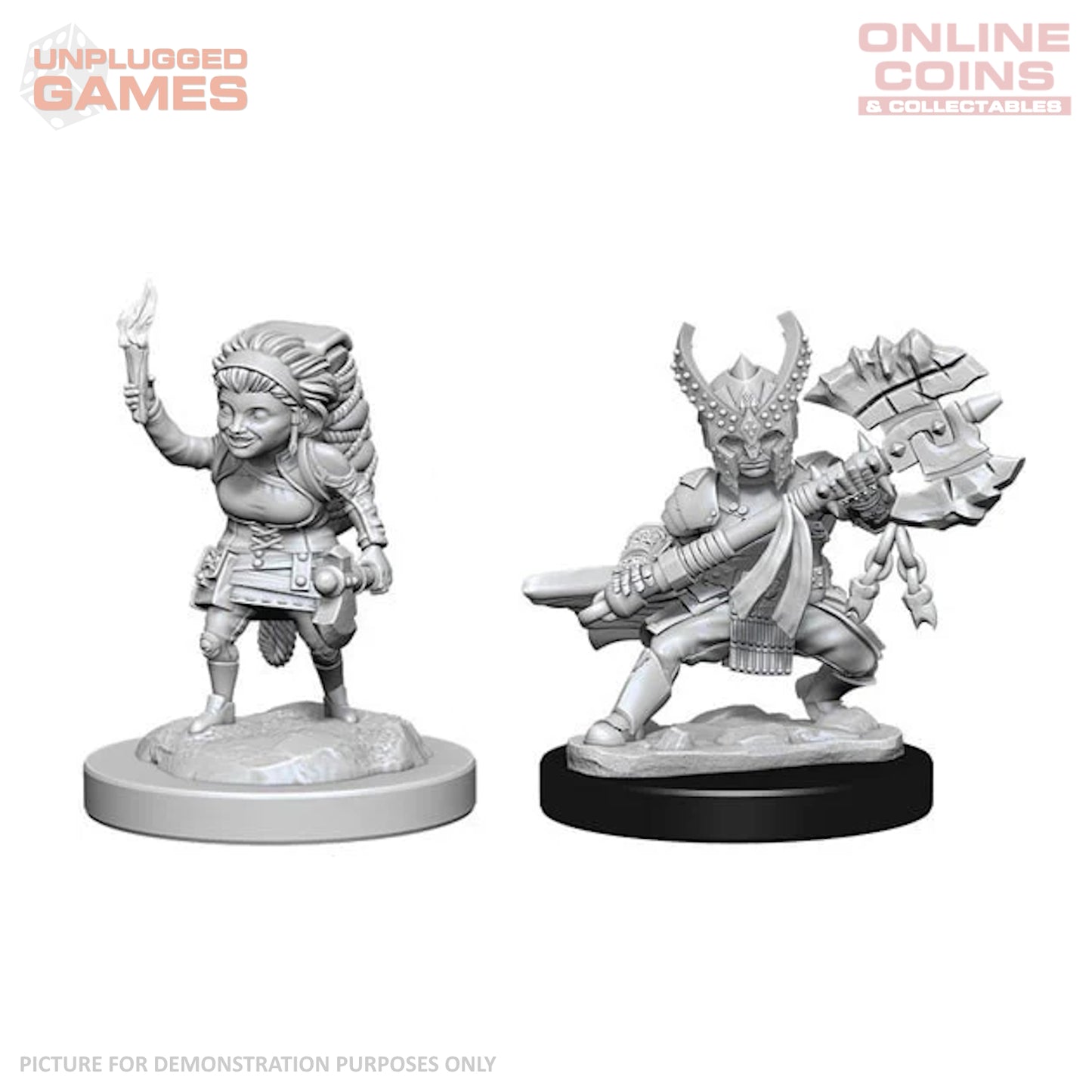 Dungeons & Dragons Nolzurs Marvelous Unpainted Miniatures - Halfling Fighter