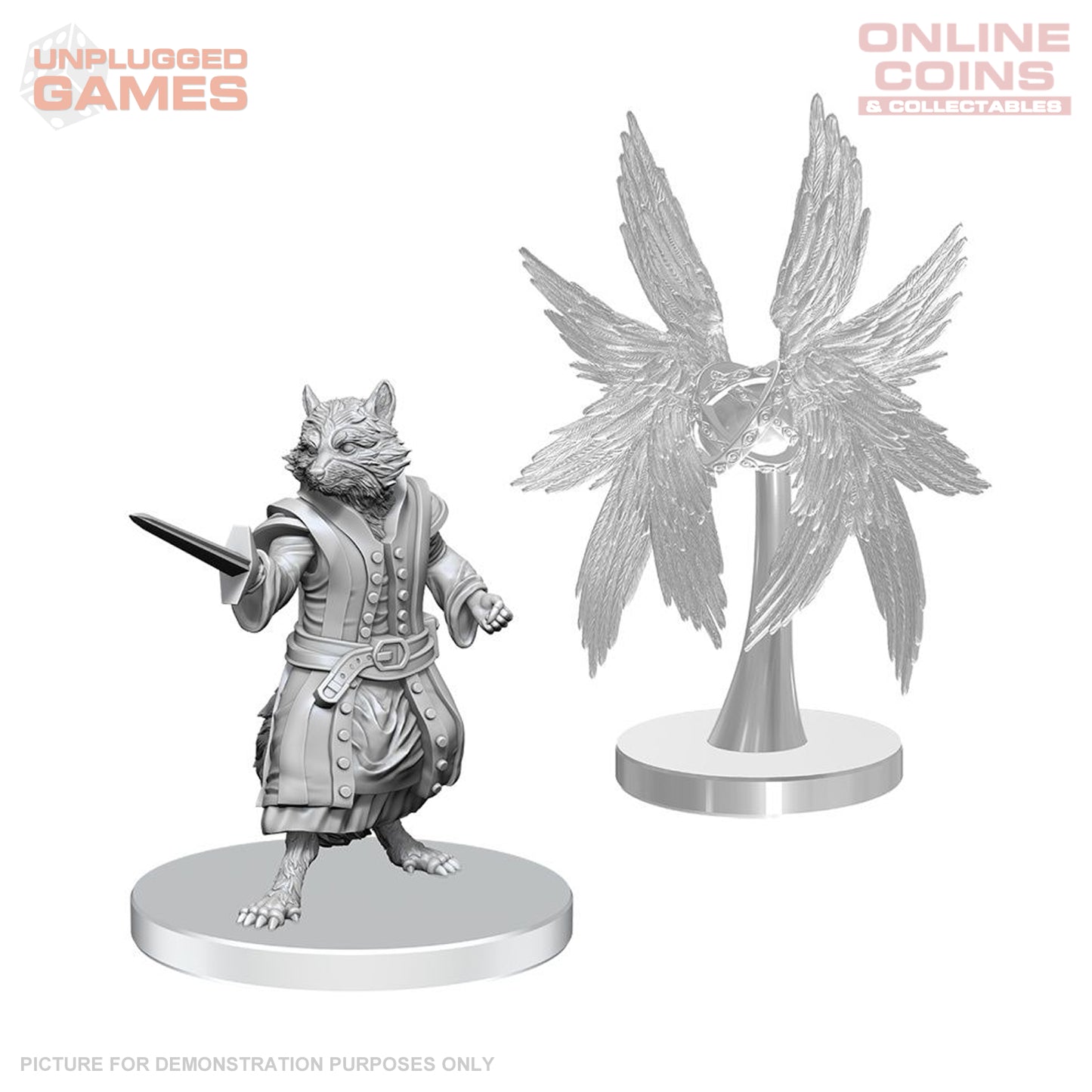 Pathfinder Battles Deep Cuts - Procyal (Raccoon Agathion) & Zoaem (Ring Archon)