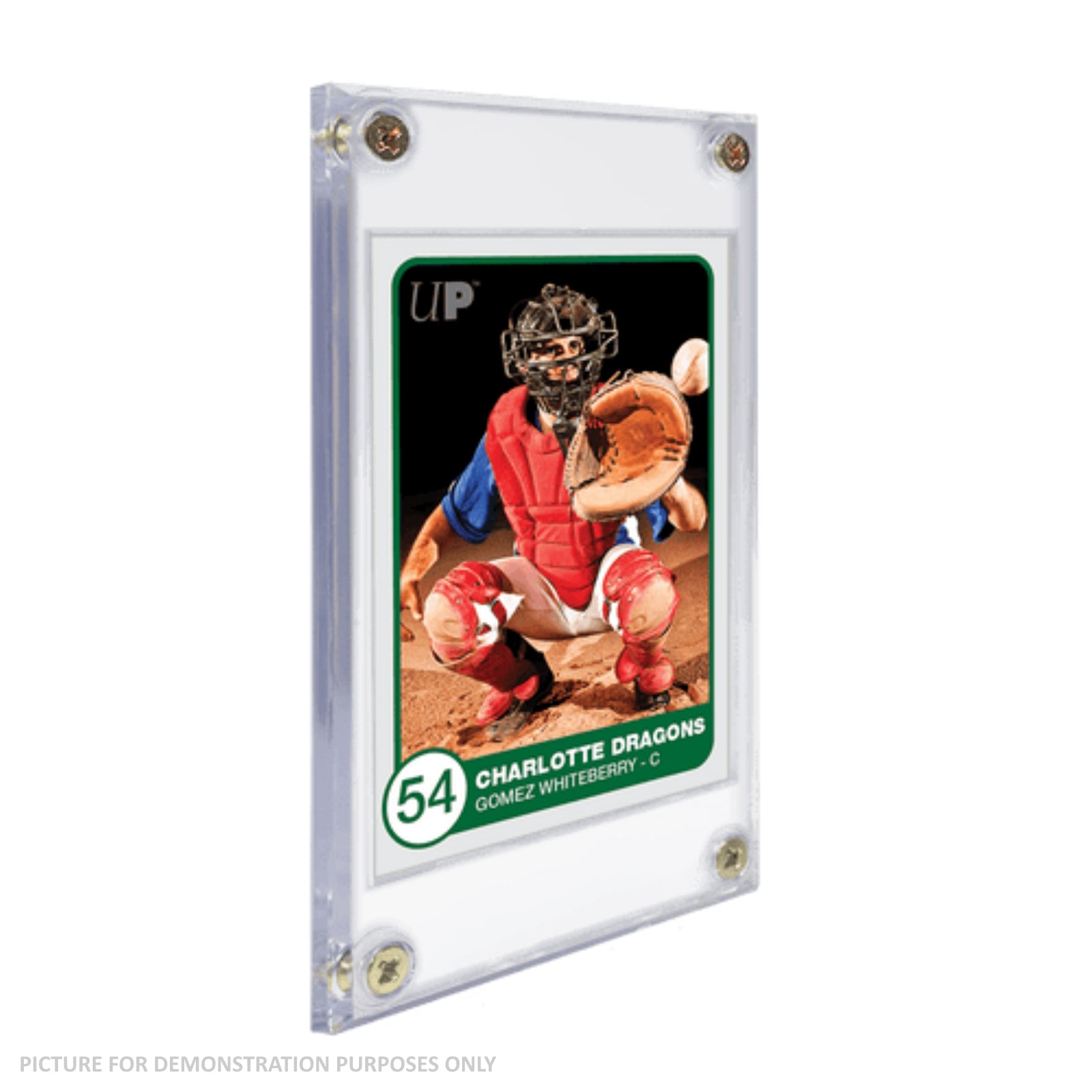 Ultra PRO Screwdown Card Holder – Recessed Area For 4 Standard Cards, Black Frame (81202)