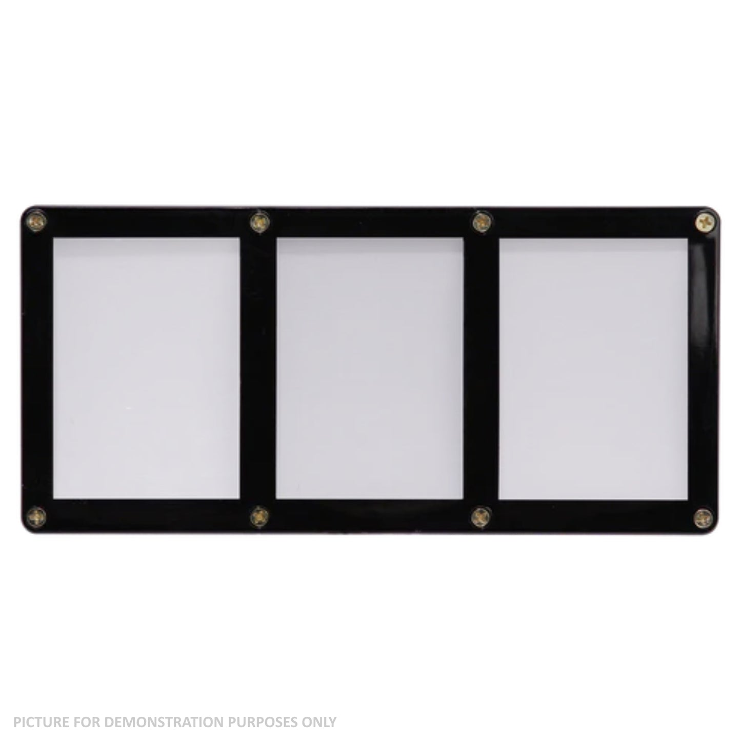 Ultra Pro Black Frame 3 Card Screwdown Holder