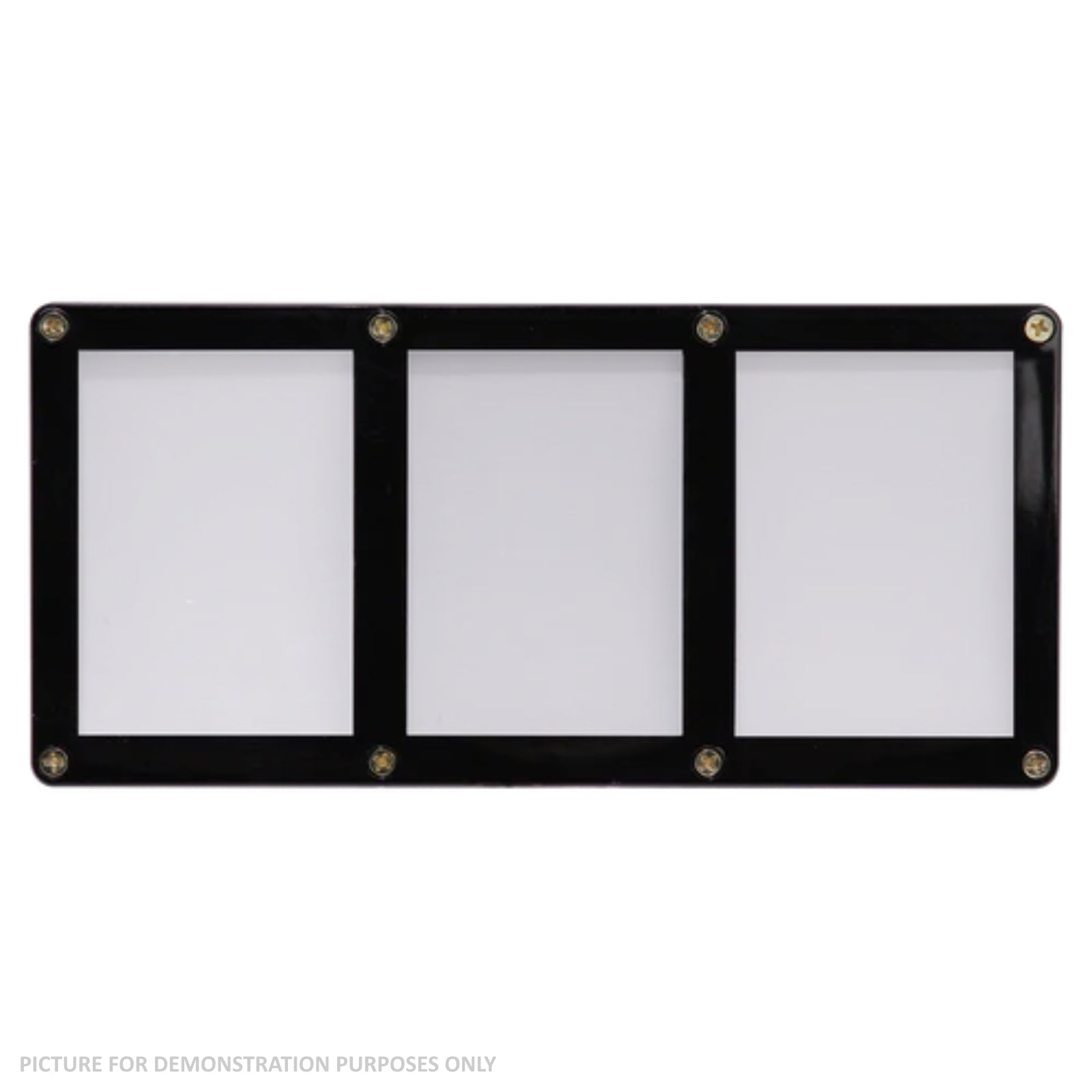 Ultra Pro Black Frame 3 Card Screwdown Holder