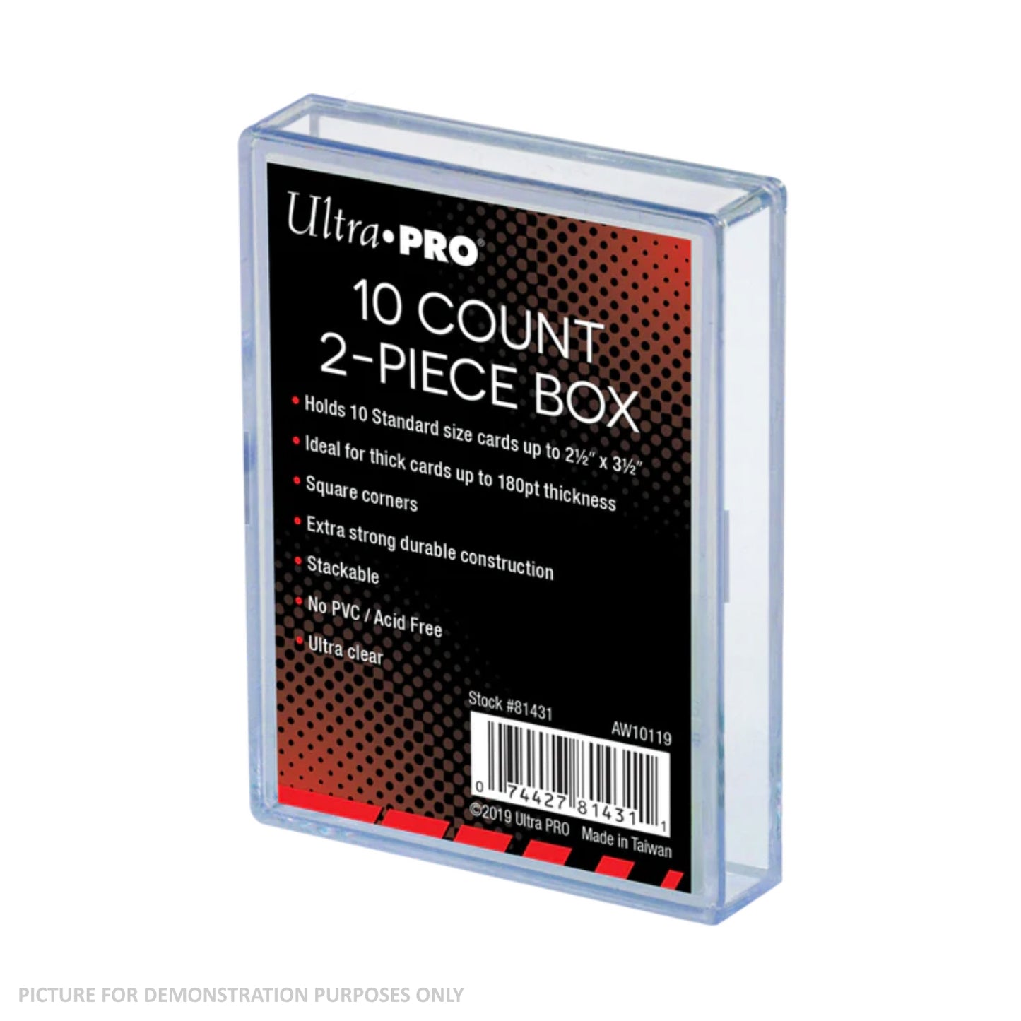 Ultra Pro 10Ct Plastic Box