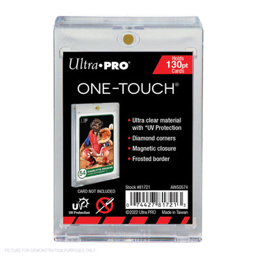 Ultra Pro One Touch Magnetic Trading Card Holder - 130pt - Shipper of 25