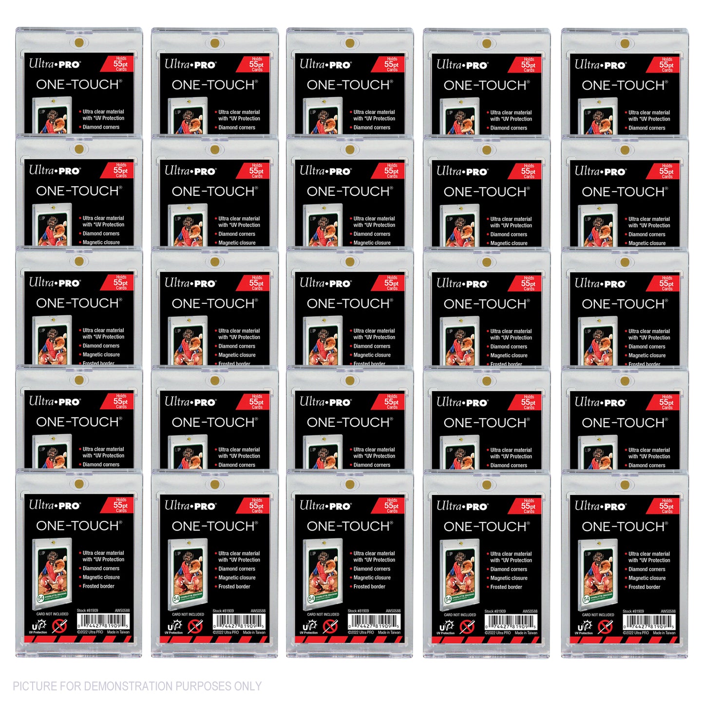 Ultra Pro One Touch Magnetic Trading Card Holder - 55pt - Shipper of 25