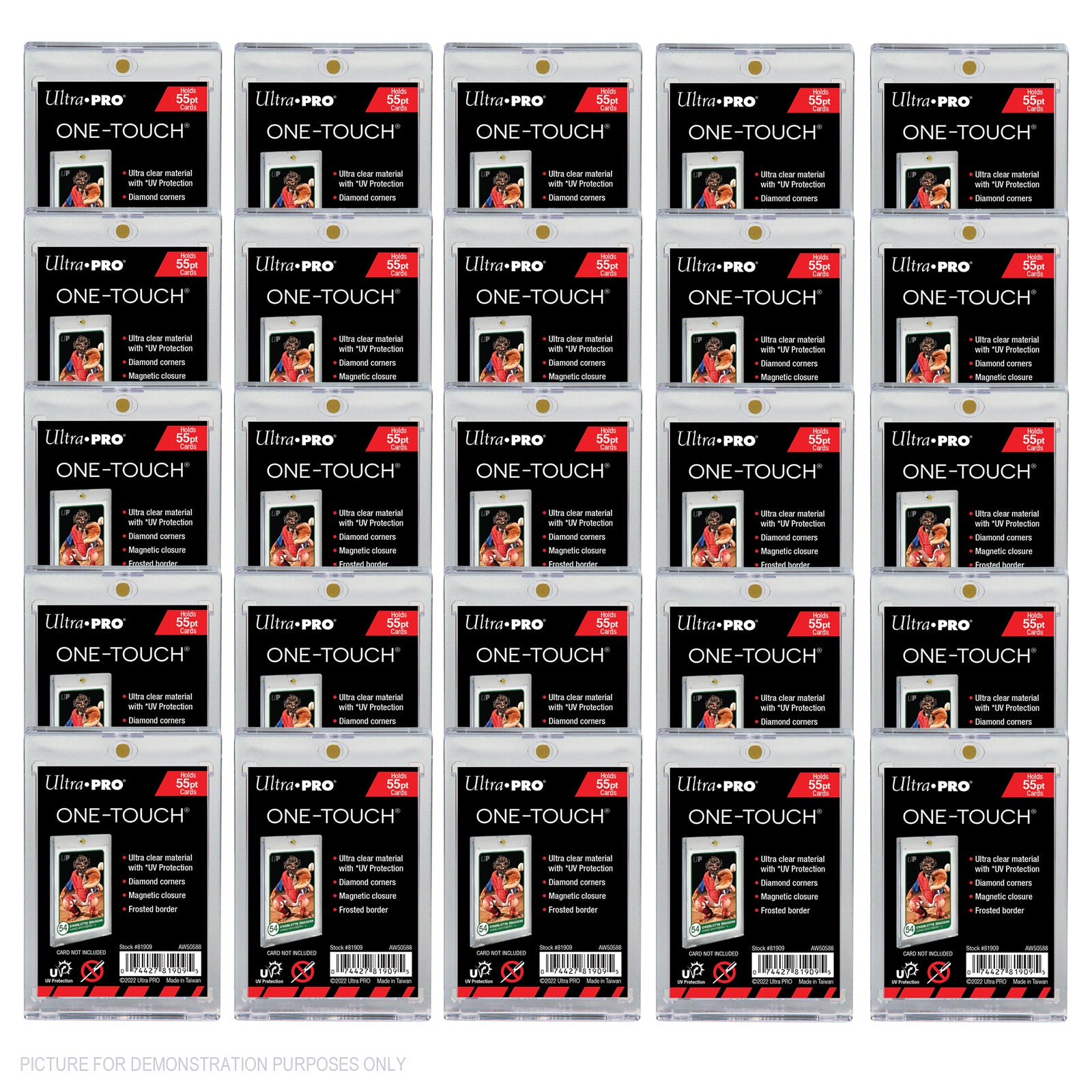 Ultra Pro One Touch Magnetic Trading Card Holder - 55pt - Shipper of 25