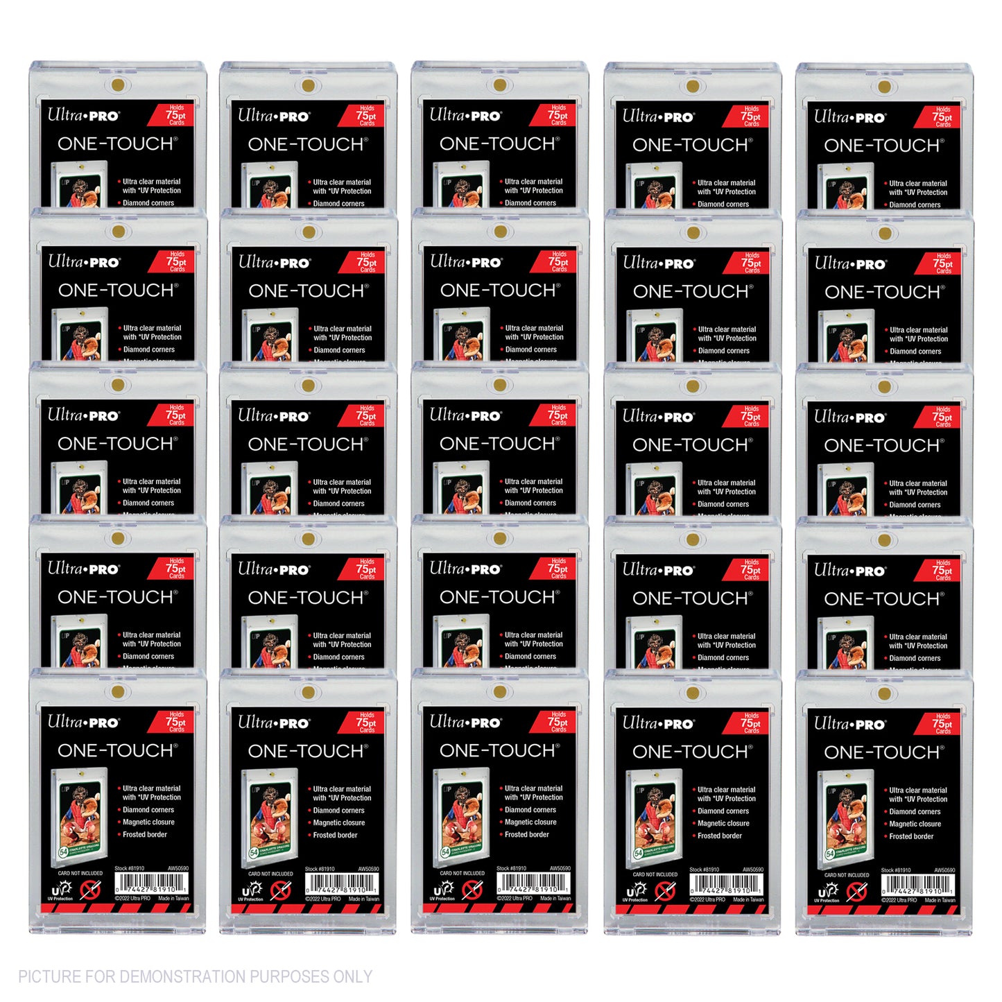 Ultra Pro One Touch Magnetic Trading Card Holder - 75pt - Shipper of 25