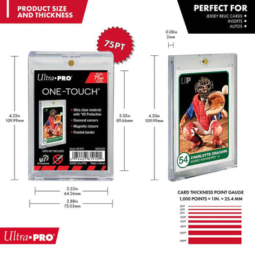 Ultra Pro One Touch Magnetic Trading Card Holder - 75pt
