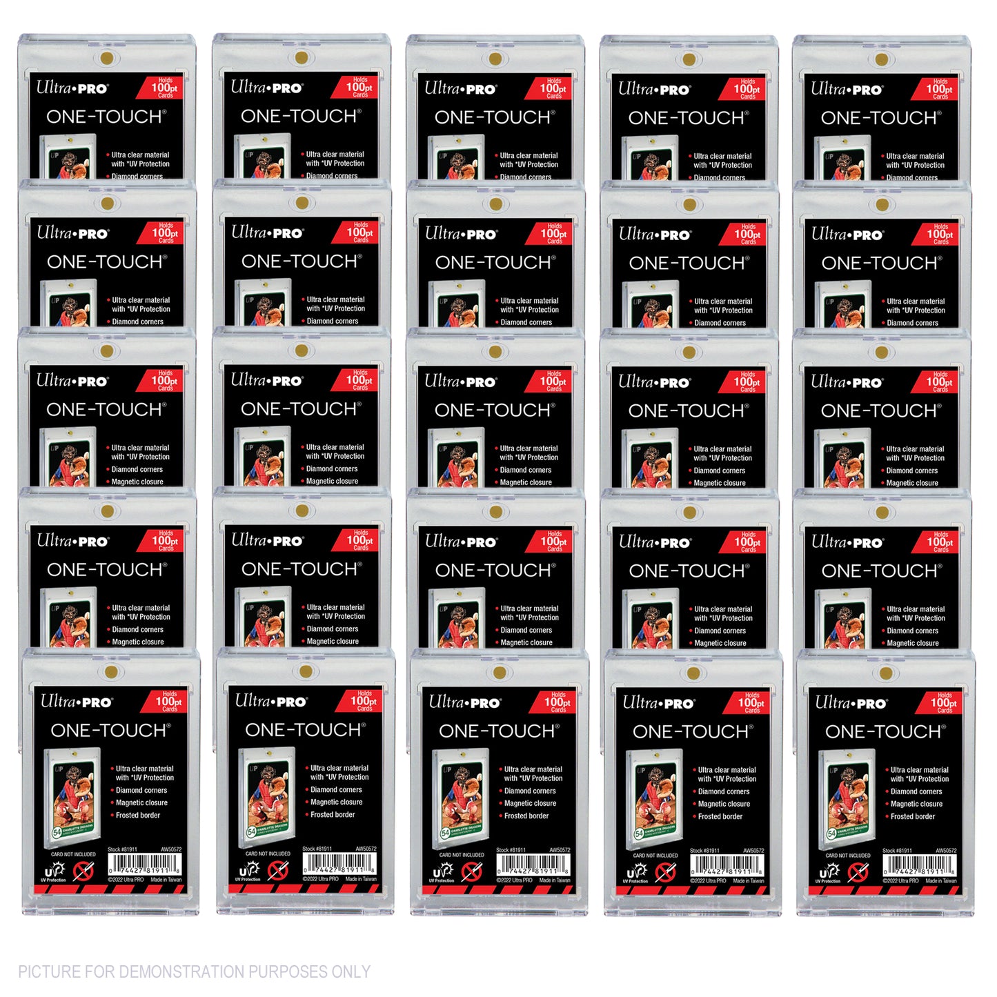 Ultra Pro One Touch Magnetic Trading Card Holder - 100pt - Shipper of 25
