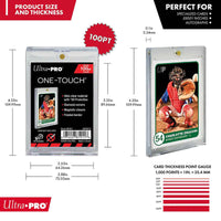 Ultra Pro One Touch Magnetic Trading Card Holder - 100pt - Shipper of 25