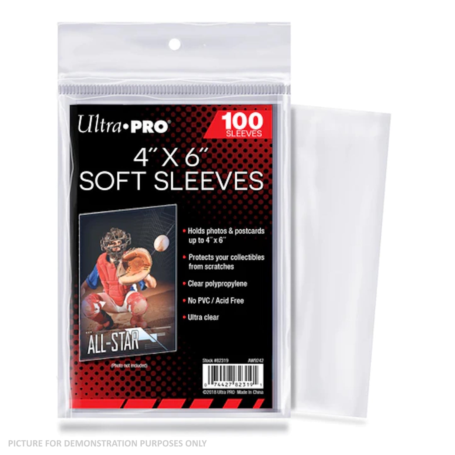 ULTRA PRO Card Sleeves - 4" x 6" Sleeves - Pack Of 100