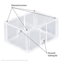 ULTRA PRO Storage Box - Clear Card Diamond Corners 100ct