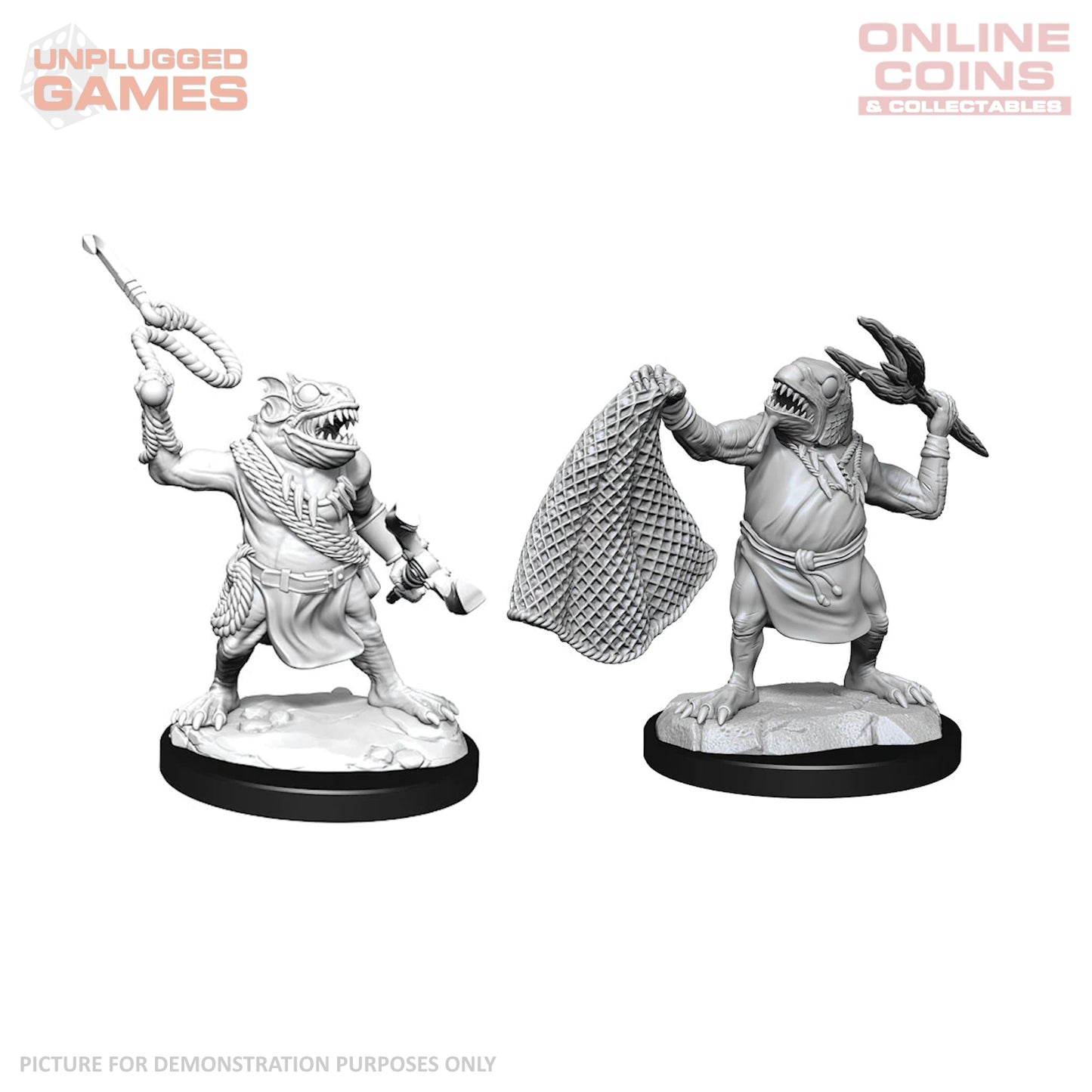 Dungeons & Dragons Nolzurs Marvelous Unpainted Miniatures - Kuo-Toa & Kuo-Tao Whip