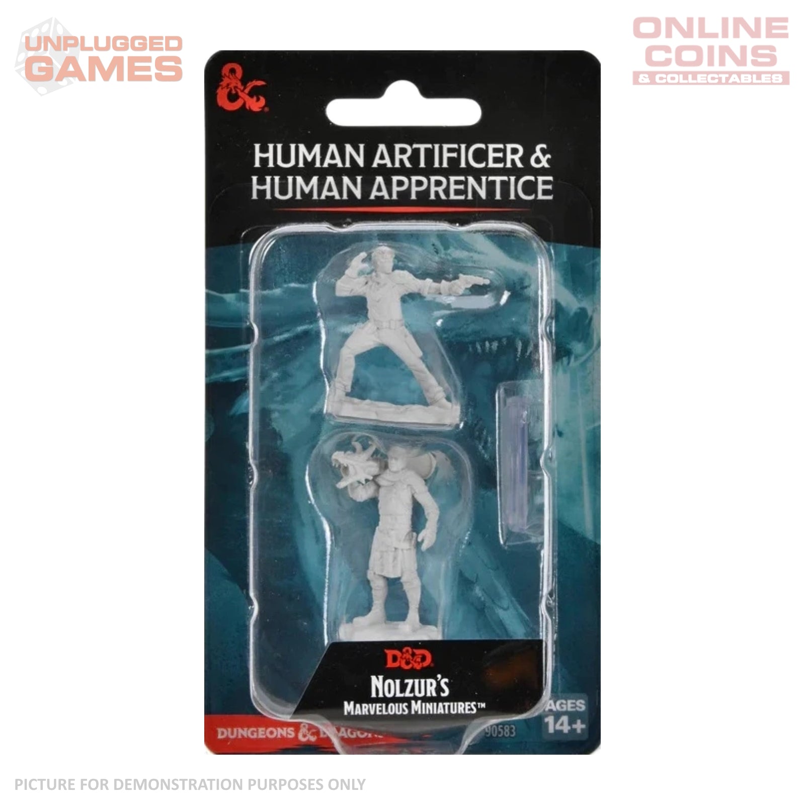 Dungeons & Dragons Nolzurs Marvelous Unpainted Miniatures - Human Artificer & Human Apprentice