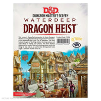 Dungeons & Dragons Waterdeep Dragon Heist DM Screen