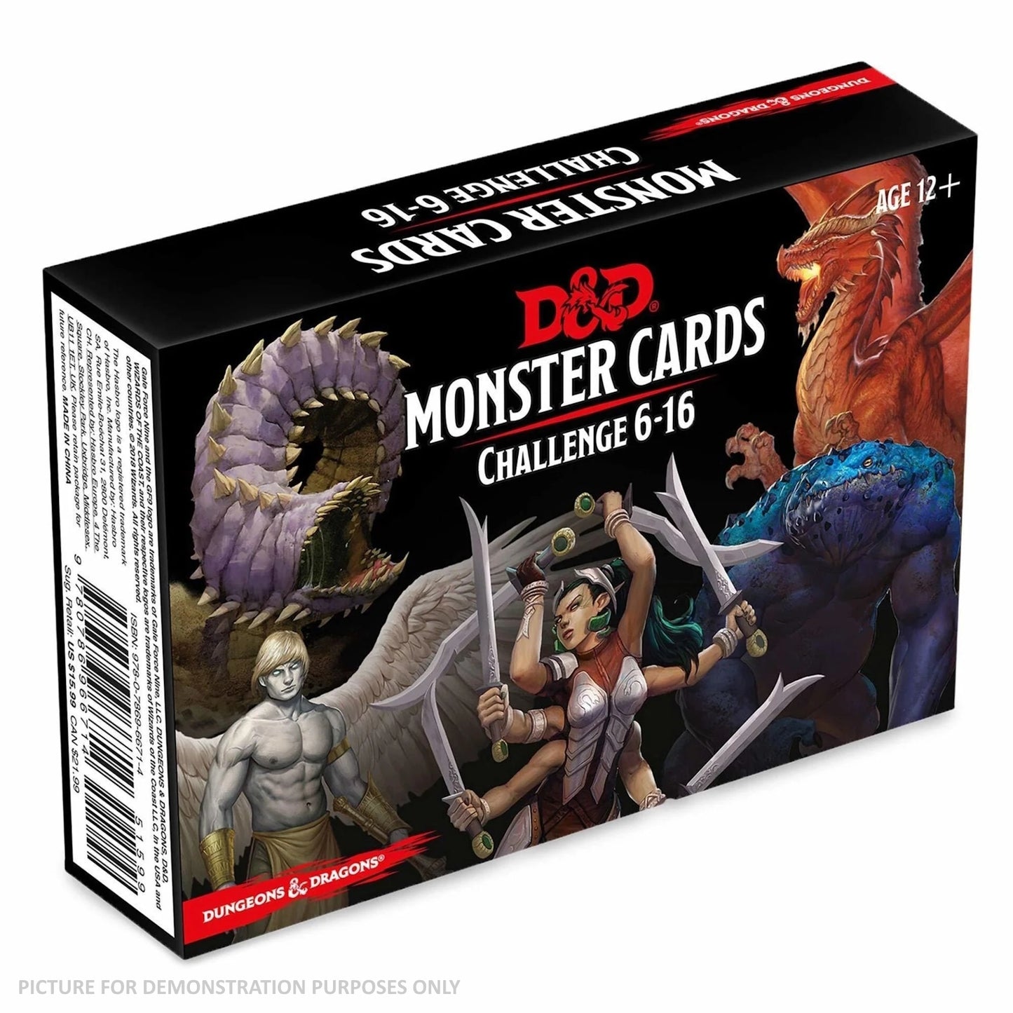 Dungeons & Dragons Monster Cards Challenge Deck 6-16