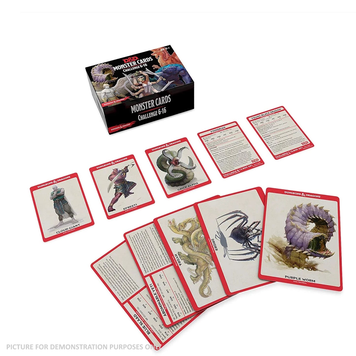 Dungeons & Dragons Monster Cards Challenge Deck 6-16